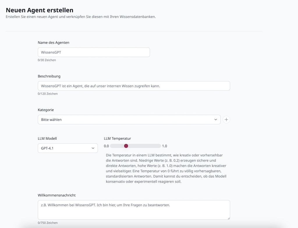 Agenten erstellen mit hermine.ai